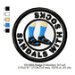 Sandals With Socks Lifestyle Merit Adulting Badge Machine Embroidery Digitized Design Files