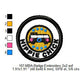 Hippie Chick Tour Travel Vehicle Merit Adulting Badge Machine Embroidery Digitized Design Files
