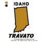 Travato Idaho State Map Designs Machine Embroidery Digitized Design Files