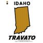Travato Idaho State Map Designs Machine Embroidery Digitized Design Files