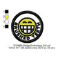 Brushed Teeth Merit Adulting Badge Machine Embroidery Digitized Design Files