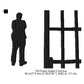 Prison Guard Silhouette Machine Embroidery Digitized Design Files