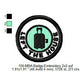 Left The House Luggage Bag Merit Adulting Badge Machine Embroidery Digitized Design Files