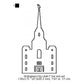 Brigham City Utah LDS Temple Outline Machine Embroidery Digitized Design Files