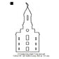Cedar City Utah LDS Temple Outline Machine Embroidery Digitized Design Files