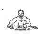 Judge Court Line Art Machine Embroidery Digitized Design Files