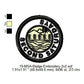 Second Saturdays Mormon Merit Adulting Badge Machine Embroidery Digitized Design Files