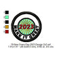 Make It Great 2023 New Year Wishing Merit Badge Machine Embroidery Digitized Design Files