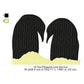 Penguins Love Silhouette Valentines Day Machine Embroidery Digitized Design Files