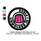 Unmolded In 1 Piece Aspic Jelly Merit Adulting Badge Machine Embroidery Digitized Design Files