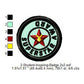 Superstar Award Student Inspiring Badge Machine Embroidery Digitized Design Files