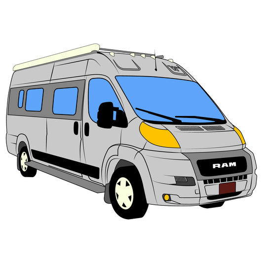 Travato Travel Vehicle Vector Screen Printing Design Files
