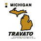 Travato Michigan State Map Designs Machine Embroidery Digitized Design Files