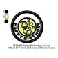 Happy Birthday Merit Adulting Badge Machine Embroidery Digitized Design Files
