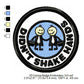 Didn't Shake Hands Awareness Badge Machine Embroidery Digitized Design Files