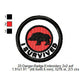 I Survived Wild Boar Merit Adulting Badge Machine Embroidery Digitized Design Files