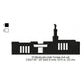 Monticello Utah LDS Temple Silhouette Machine Embroidery Digitized Design Files