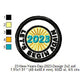 Let's Begin Again 2023 New Year Wishing Merit Badge Machine Embroidery Digitized Design Files