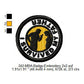 I Survived My Father Merit Adulting Badge Machine Embroidery Digitized Design Files