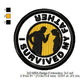 I Survived My Father Merit Adulting Badge Machine Embroidery Digitized Design Files