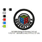 Generation X 1965 to 1980 Cube Merit Adulting Badge Machine Embroidery Digitized Design Files