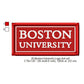 Boston University Logo Machine Embroidery Digitized Design Files