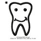 Dental Dentist Symbols Icon Line Art Machine Embroidery Digitized Design Files