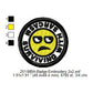 Surviving With Sarcasm Merit Adulting Badge Machine Embroidery Digitized Design Files