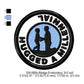 Hugged A Millennial Silhouette Merit Adulting Badge Machine Embroidery Digitized Design Files