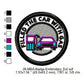 Filled The Car with Gas Merit Adulting Badge Machine Embroidery Digitized Design Files