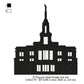 Payson Utah LDS Temple Silhouette Machine Embroidery Digitized Design Files