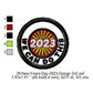 We Can Do This 2023 New Year Wishing Merit Badge Machine Embroidery Digitized Design Files