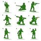 Green Army Action Figures 42 Pieces Set Machine Embroidery Digitized Design Files