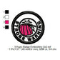 Strobe Warning Aspic Jelly Merit Adulting Badge Machine Embroidery Digitized Design Files