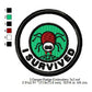I Survived Spider Merit Adulting Badge Machine Embroidery Digitized Design Files