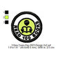 Read 100 Books New Year Challenge Merit Badge Machine Embroidery Digitized Design Files