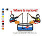 Where Is My Love Valentines Day Machine Embroidery Digitized Design Files