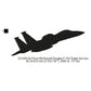 McDonnell Douglas F-15C Eagle Aircraft Silhouette Machine Embroidery Digitized Design Files
