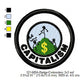 Capitalism Merit Adulting Badge Machine Embroidery Digitized Design Files
