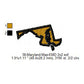 Maryland State Map Machine Embroidery Digitized Design Files