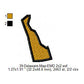 Delaware State Map Machine Embroidery Digitized Design Files