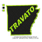 Travato Arkansas State Map Designs Machine Embroidery Digitized Design Files