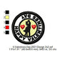 Happy Valentines Day Merit Badge Machine Embroidery Digitized Design Files