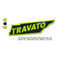 Travato Tennessee State Map Designs Machine Embroidery Digitized Design Files