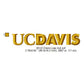 UC Davis Logo Machine Embroidery Digitized Design Files