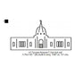 Tucson Arizona LDS Temple Outline Machine Embroidery Digitized Design Files