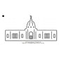Tucson Arizona LDS Temple Outline Machine Embroidery Digitized Design Files