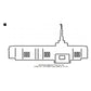 Fresno California LDS Temple Outline Machine Embroidery Digitized Design Files