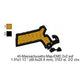 Massachusetts State Map Machine Embroidery Digitized Design Files