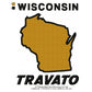 Travato Wisconsin State Designs Machine Embroidery Digitized Design Files
